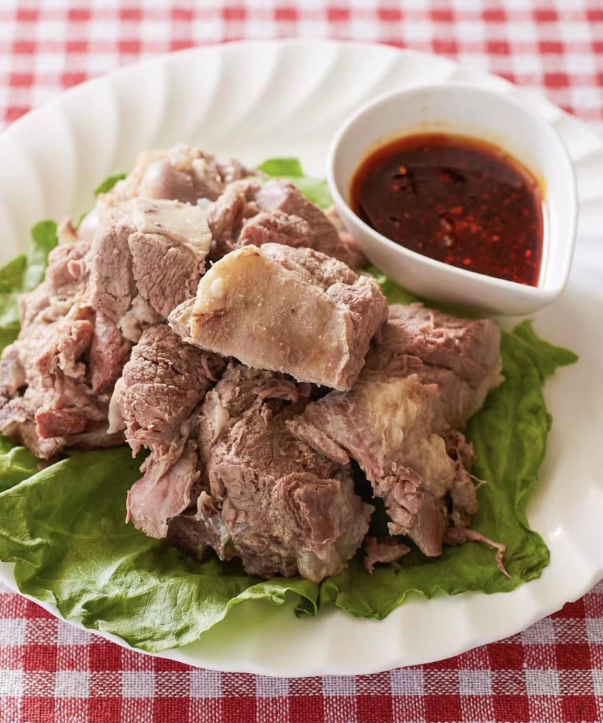 新疆ラム肉の山椒かけマーラー風味　1,980円